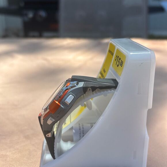 Armitron Silver and Orange Smartwatch with Digital Display - Picture 2 of 4